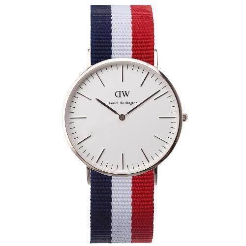 Image of Daniel Wellington Cambride sølv herre ur, 0203DW